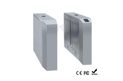 China Wire Drawing Automatic Flap Barrier Glass Retractable LED Indicator supplier