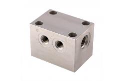 China Aluminum Hydraulic Manifold Threaded Cartridge Valve Manifold CNC Machining Services supplier