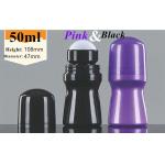 Underarm Plastic Roll On Bottle Purple Roll On Essential Oil Bottles for sale
