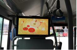 China 32 Back Mount Android 350cd/m2 Bus Advertising Screen supplier