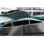 Warehouse Using Industrial Palm Frond Fan Blades / Aluminum Louvers Panel HVLS Fan Blade for sale