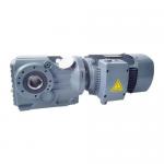 90 Degree Shaft Mounted Helical Bevel Speed K Series Gearmotor Reducer for sale