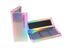 China Shiny Holographic Highlight Contour Palette Customized Makeup Empty Palette supplier