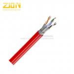 Cat 7 SFTP Cable With PVC CM Moisture Barrier Sheath Ethernet for sale