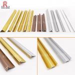 Golden Decorative Aluminum Trim Molding 10mm X 20mm Mill Finished for sale