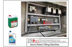China Automatic Linear Servo Piston Paste Filling Machine 10 Heads For Viscou supplier