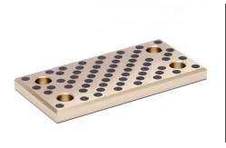 China Copper Alloy Brass Graphite Lube Plate Solid Lubrication Maintenance Free supplier