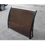 600mm Polycarbonate Awning Canopy Window With Plastic Bracket for sale