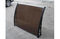 China 600mm Polycarbonate Awning Canopy Window With Plastic Bracket supplier