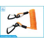 Self Retracting Green Spring Lanyards Cell Phone Loop Lanyard for sale
