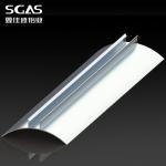 Cleanroom aluminum extrusion profile for prefabricated houses anodized T aluminum profile for sale