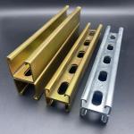 Electrical Zinc Custom 41x82 Slotted Double Unistrut Channel for sale