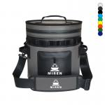 25 Can Dark Gray Round Cooler Leakproof And Waterproof Soft Cooler Bag For Outdoor Adventures for sale