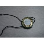 Custom Cheap Green Plastic Name Seal Tags For Clothes With Printed Sticker Label for sale
