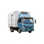FAW 160 Horsepower 4X2 4.05m Lowest Temperature  Freezing 15  Refrigerated Truck (EU1-5)for Cooling Pork Chicken Beef Water for sale