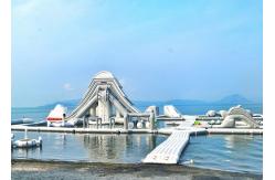 China Lake Inflatable Floating Water Park Equipment , Inflatable Water Games supplier