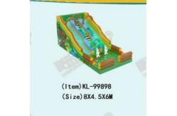 China Clown Inflatable Slide With Elephant Theme For Children Fun Park supplier