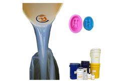 China Translucent Liquid Platinum Cure Silicone Rubber RTV2 Silicone For Soap Candle Mold supplier