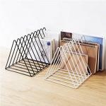 Triangle Metal Stainless Steel Houseware Desktop Bookshelf