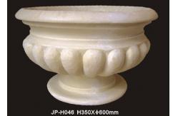 China Hand Carved All Weather Sandstone Flower Pots Customized supplier