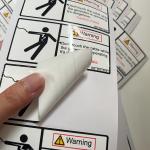 Disinfectant Sanitizer Bottle Packaging Label Sticker Self Adhesive for sale