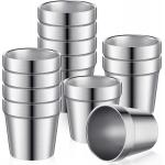 6 Ounces Insulated Stainless Steel Drinking Cups Stackable for sale