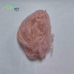 Pink A Grade Staple Fiber Polyester Non Siliconized Polyester Fiber Fill for sale