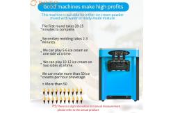 China Table Top Frozen Yogurt Soft Ice Cream Making Machine BT-36CT supplier