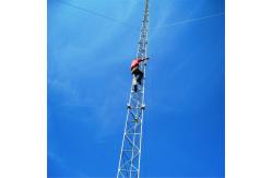 China Telecom Communication 80m Guyed Lattice Tower supplier