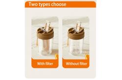 China Coffee Ice Drinking Cold Brew Cup Morden Style PP Material supplier