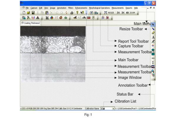 Image Editing Metallurgical Analysis Investigation Software With Image Processing