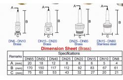 China Adjustable Brass Fountain Nozzle Singe Jet Series With Adjustable Valve supplier