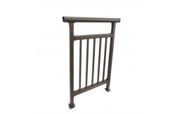 China Rawd Wrought Iron Balustrade Trellis And Gate Railing 1050mm supplier
