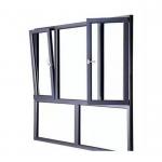 Tilt And Turn Flush Upvc Balcony Windows Double Glazed