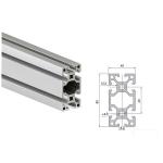 4080 Industrial Alu Profiles Mill Finished Aluminum Extrusion Linear Rail for sale