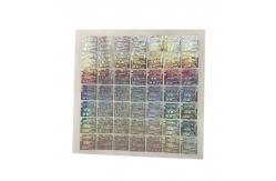 China Anti Counterfeiting PET Film 3D Holographic Stickers supplier