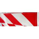 135 Mm*565 Mm Safety Reflective Sticker Customized Rear Marking Reflective Sticker Plate For Heavy Vehicle for sale
