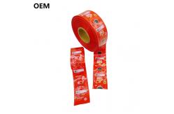 China High Shrink Colourful Flexography Printing Nylon Sausage Casing For Homemade Sausages supplier