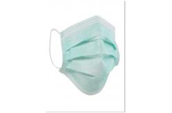 China Non Toxic Green Disposable Face Mask Comfortable With CE FDA ISO13485 supplier