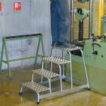 2 Or 3 Tread Aluminum Step Stands Material Handling Equipment Fabrication