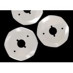 China Octagonal Ceramic Circular Blade 68 HRC 0.01mm For Slitting Machine manufacturer