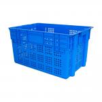 600x400x310mm Food Grade Solid Box Stackable Plastic Vegetable Crate for Safe Storage for sale