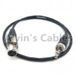SONY D11 Camera Audio Cable 3.5mm TRS Audio Plug Conversion locking 3.5mm TRS Audio Plug To 3 Pin MINI XLR female for sale