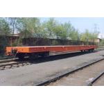 China Easy Maneuverability Reinforced Rail Track Trolley for Heavy Industrial Loads Standard Track Gauge 1435 Mm manufacturer
