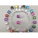 Pharmaceutical Plastic Capsule Bottles 12mm PS Mini Pill Cases for sale