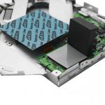Naturally Tacky 6.5W Ultra Soft Thermal Conductive Gap Filler Pad For LED CPU GPU EV Battery for sale