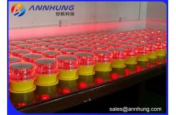 China Red  LED Aviation Obstruction Light  With GSM Monitoring Function For Tower supplier