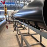 Vacuum Calibrating PU Pre-Insulated HDPE Casing Shell Jacket Pipe Extrusion Line for sale