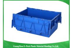 China Stardard Blue Large Plastic Storage Containers , Space Saving Plastic Bin Storage supplier