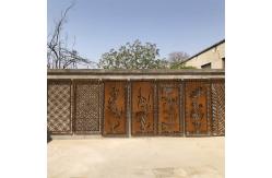 China Corten Metal Decorative Panels 900mm Decorative Garden Screen supplier